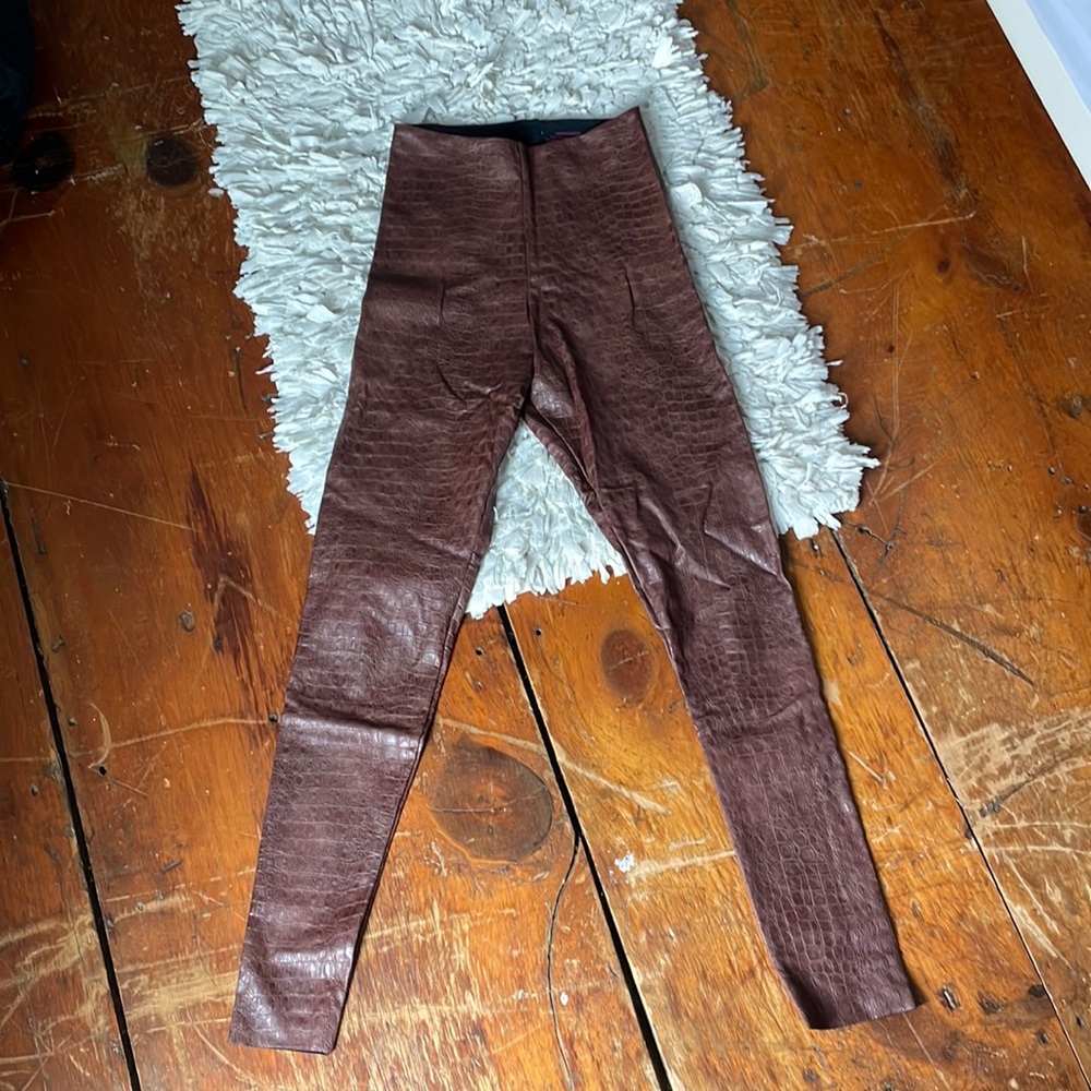 Commando Reptile Embossed Faux Leather Leggings